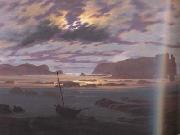 Caspar David Friedrich The Baltic sea in the Moonlight (mk10) Sweden oil painting artist